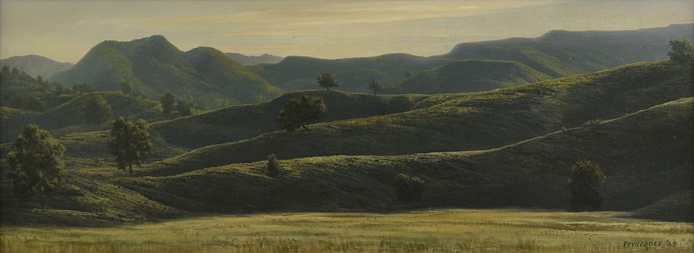 Appraisal: JAMES FETHEROLF American - A PAINTING Rolling Hills JAMES FETHEROLF