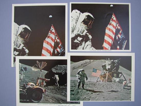 Appraisal: Apollo A group of four color lithographs of Apollo lunar