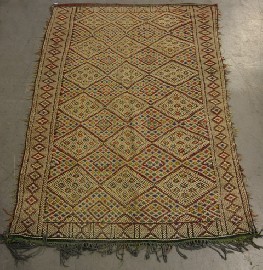 Appraisal: A Moroccan knotted rug in Caucasian taste