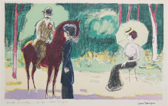 Appraisal: Kees van Dongen Dutch - Le bois