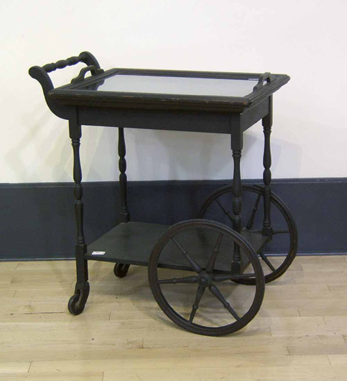 Appraisal: Depression era tea cart h