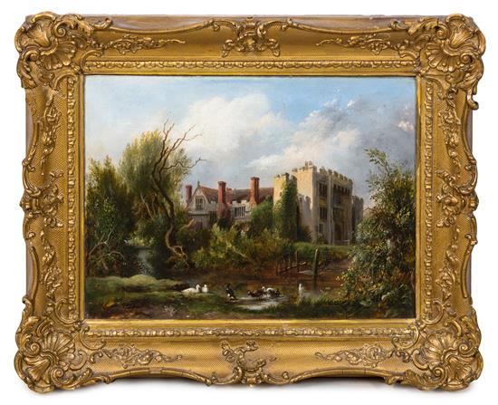 Appraisal: Sale Lot William Fowler II English - Hever Castle oil