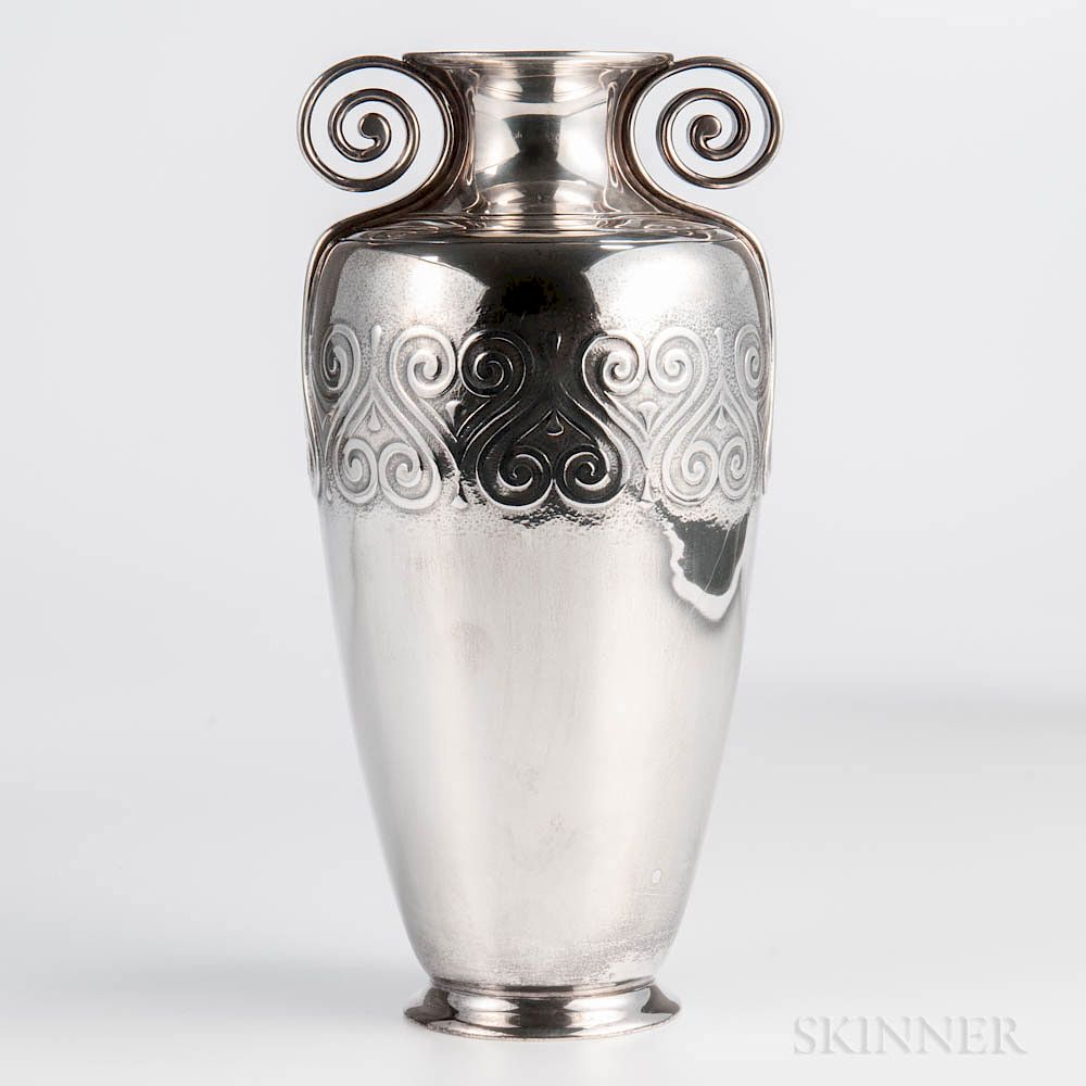 Appraisal: Tiffany Co Sterling Silver Vase Tiffany Co Sterling Silver Vase