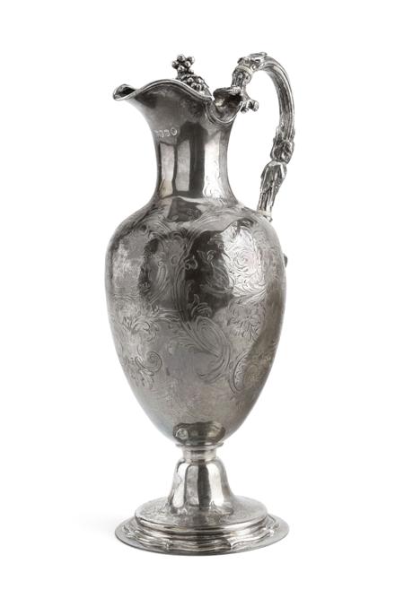 Appraisal: Scottish Military Interest A Victorian claret jug London the vase