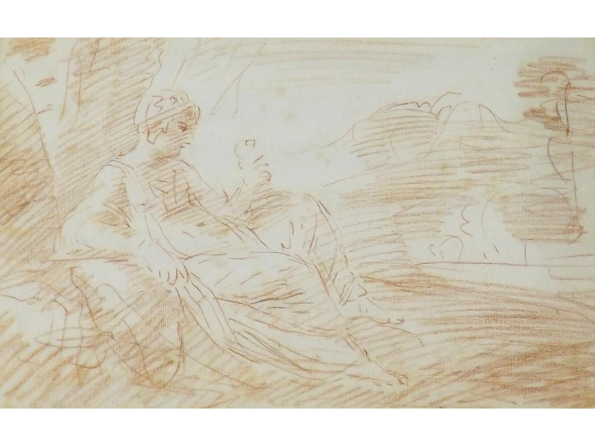 Appraisal: Prince Hoare - - Study of a reclining female figure