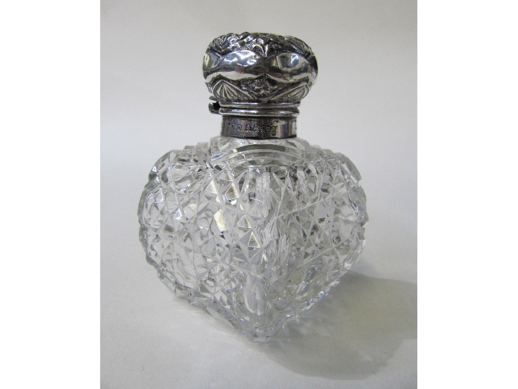 Appraisal: Silver topped scent bottle Birmingham