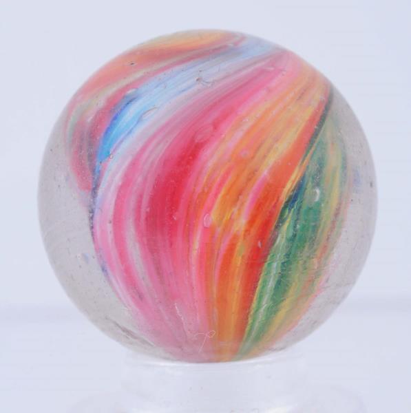 Appraisal: Small Three Lobed Onionskin Marble Hard to find in this