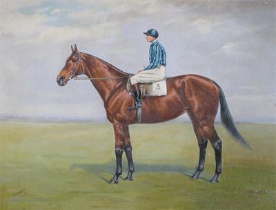 Appraisal: E Craven th Century The racehorse 'Kinnaird' with jockey up