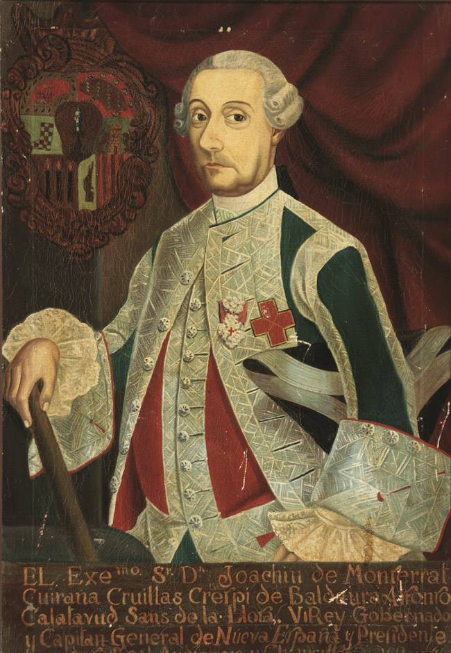 Appraisal: Spanish Colonial School th- th Century Portrait of Joachin de