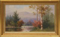 Appraisal: GEORGE MCCONNELL American - FALL IN NEW ENGLAND Small oil