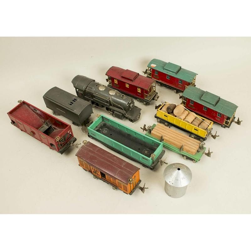 Appraisal: Lionel Gauge Freight Train Set Lionel O gauge freight train