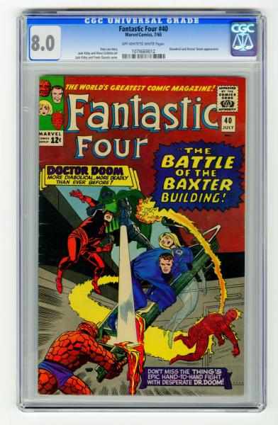 Appraisal: Fantastic Four CGC Marvel Comics Click for full description