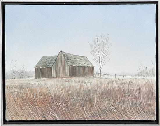 Appraisal: Jim Harrison South Carolina th century THE OLD BARN oil