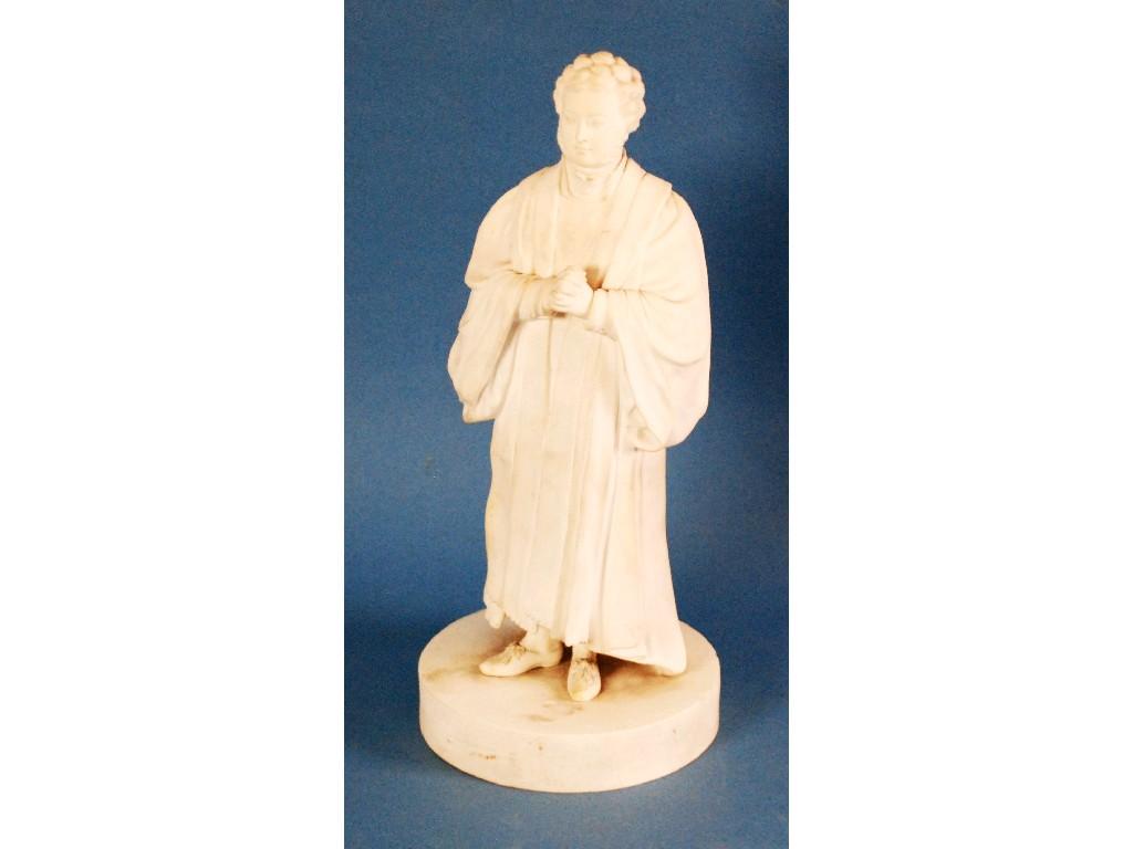 Appraisal: NINETEENTH CENTURY PARIAN FIGURE OF THE REVEREND FRANCIS CLOSE Rector