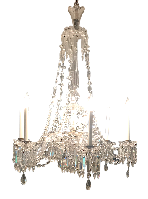 Appraisal: Neoclassical Style Chandelier English Neoclassical Chandelier English neoclassical chandelier six