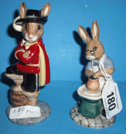 Appraisal: Royal Doulton Bunnykins Figures Cavalier DB U S A Special