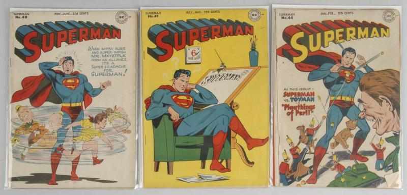 Appraisal: Lot of s Superman Comics Description This lot includes issues