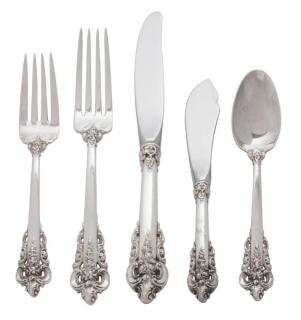 Appraisal: An American Silver Flatware Service Wallace Silversmiths Wallingford CT Grand