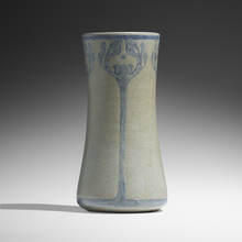 Appraisal: Arthur Hennessey and Sarah Tutt for Marblehead Pottery TALL VASE