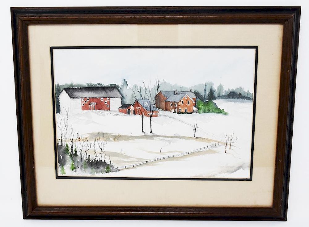 Appraisal: Garth's Auction barn Connie Hoffman Watercolor Watercolor by Connie Hoffman