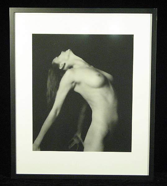 Appraisal: Robert Stivers Woman Arched Gelatin silver print signed titled and