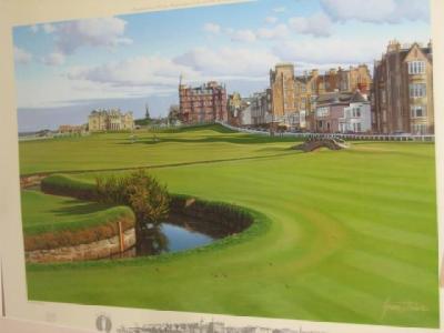 Appraisal: A limited edition print by Graeme W Baxter Open Championship