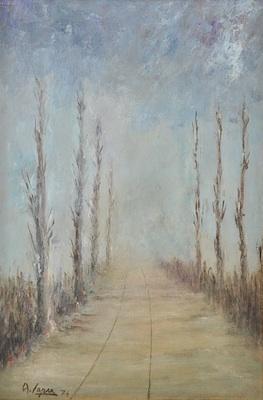 Appraisal: Alfeo Capra Itallian School of Ferrara - Landscape in Mist