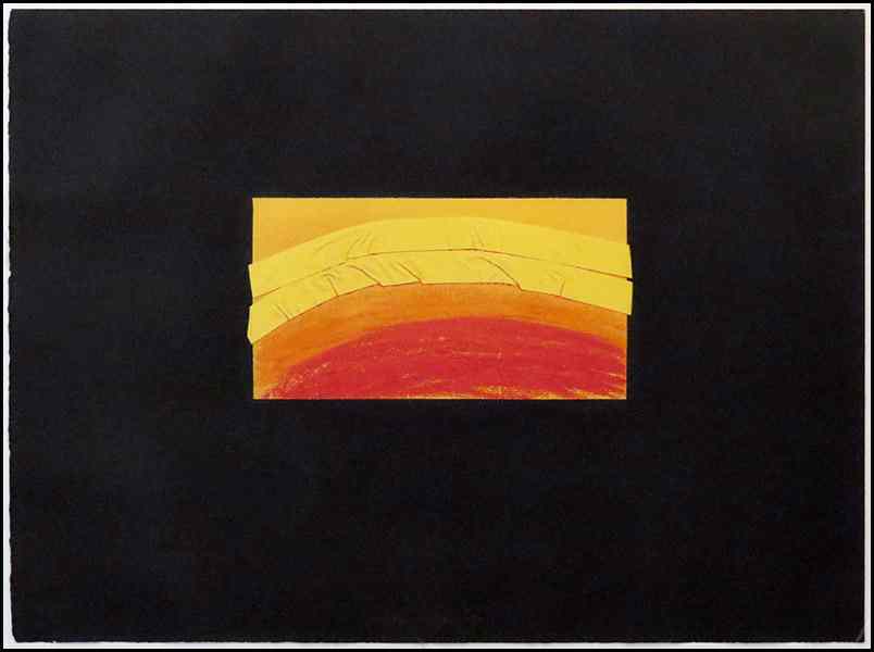 Appraisal: HOWARD HODGKIN BRITISH B INDIAN VIEW J Screenprint signed dated