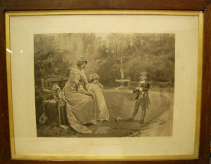 Appraisal: Four Victorian engravings - 'Pleading his cause' 'Mischief brewing' 'The