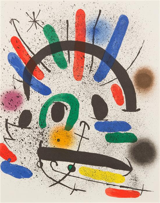 Appraisal: Sale Lot Joan Miro Spanish - Lithographie originale II from