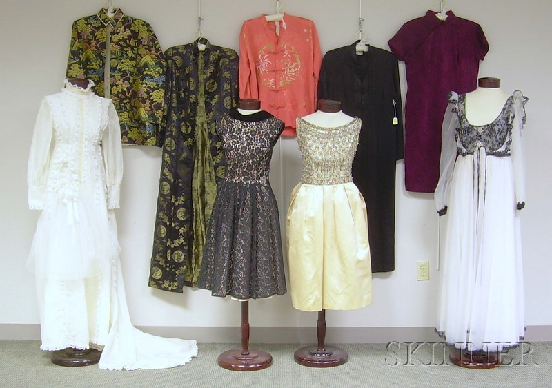 Appraisal: Nine Articles of Vintage Clothing a Pat Sandler beaded party