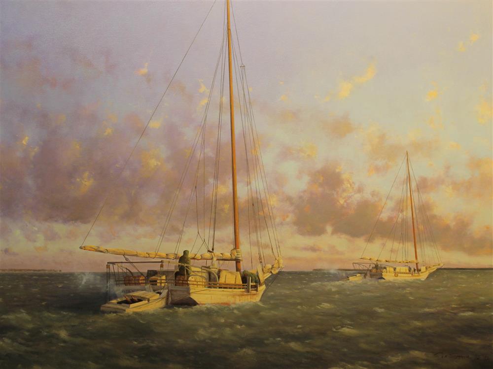 Appraisal: WILLIAM PENNIMAN STORCK AMERICAN - SUNRISE ON THE CHESAPEAKE Oil