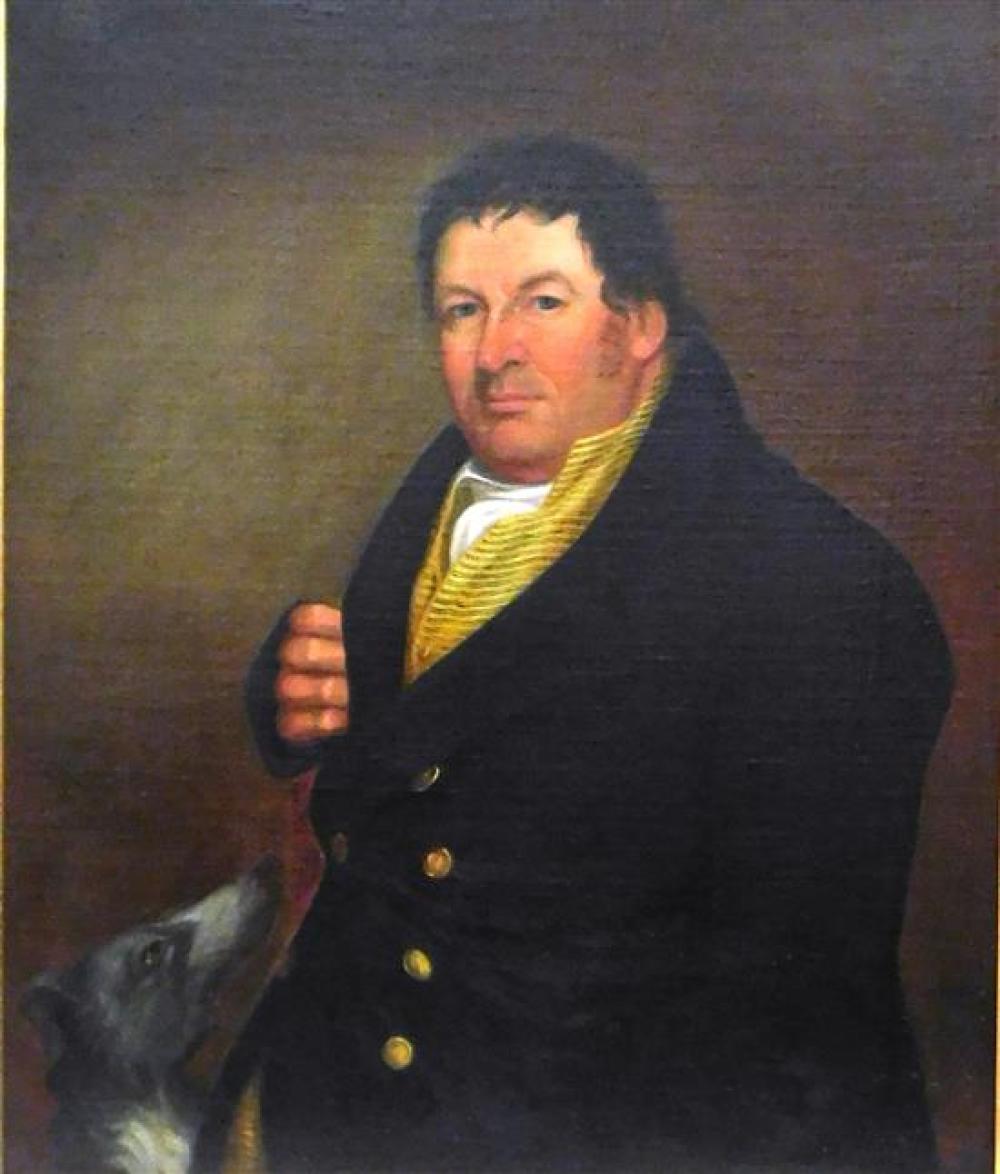 Appraisal: Attributed John Jesse Barker American th C Portrait of Thomas