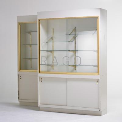 Appraisal: TWO STORE DISPLAY CASES Lighting display and storage cases USA