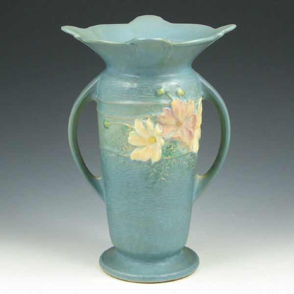 Appraisal: Roseville Cosmos - Vase - Mint Roseville Cosmos vase in