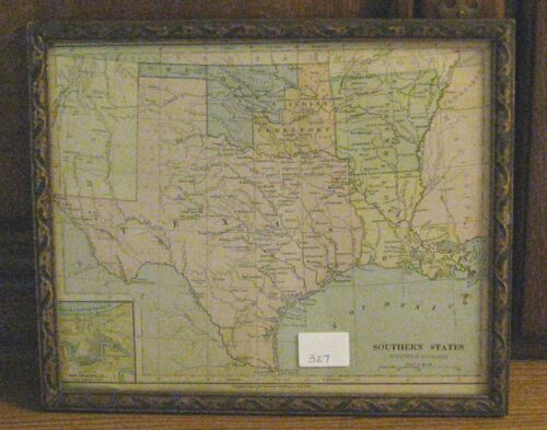 Appraisal: 'S MAP OF TEXAS INDIAN TERRITORY