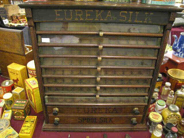 Appraisal: Eureka Spool Cabinet drawer