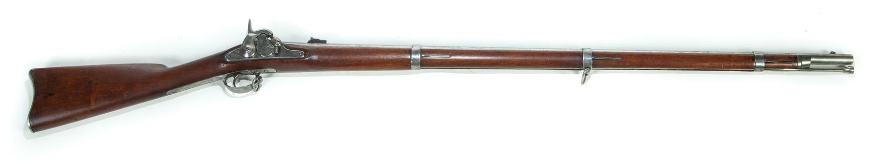 Appraisal: CIVIL WAR M SPRINGFIELD MUSKET DATED American walnut Lock reads