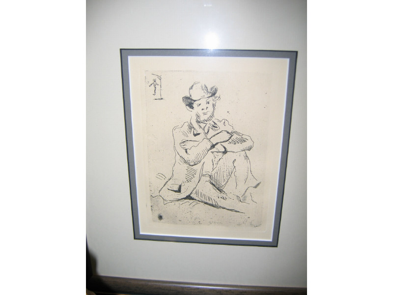 Appraisal: AFTER PAUL CEZANNE FRENCH - GUILLAUMIN AU PENDU etching with