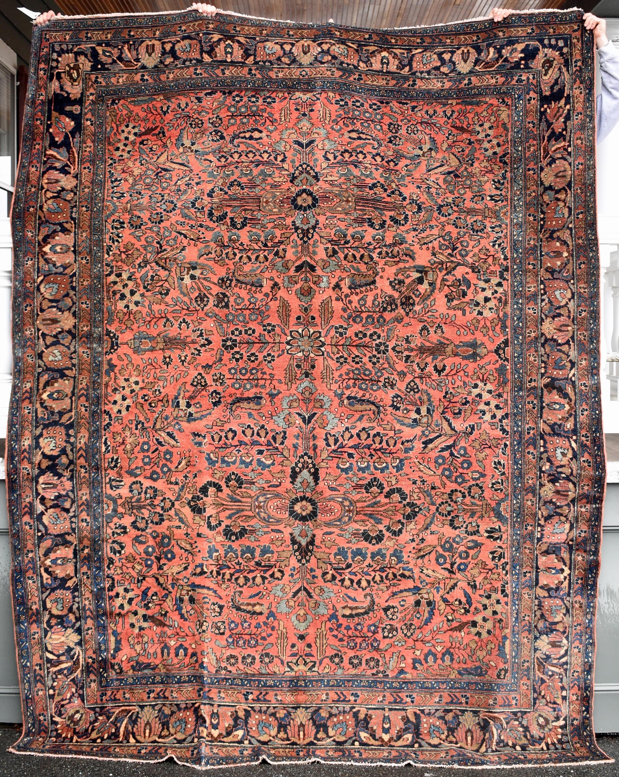 Appraisal: ANTIQUE MEHRIBAN ORIENTAL ROOM SIZE RUG CA - room size