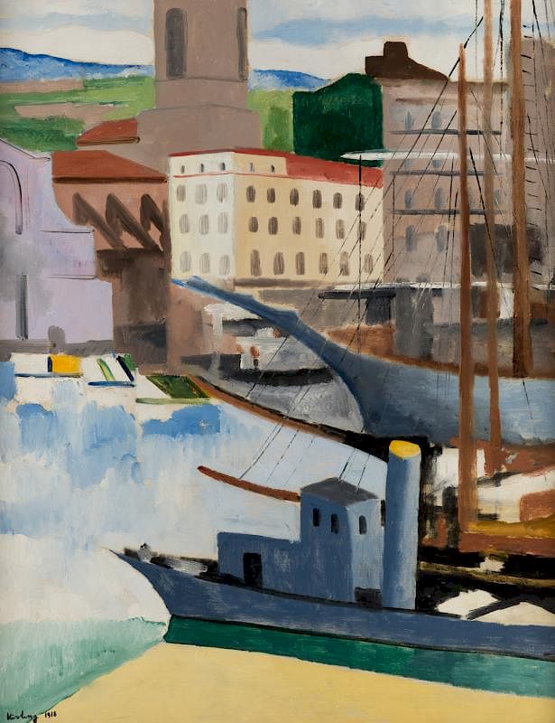 Appraisal: MOISE KISLING POLISH-FRENCH - MOISE KISLING POLISH-FRENCH - Port de