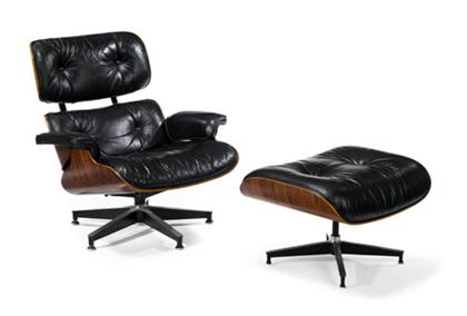 Appraisal: CHARLES AND RAY EAMES american - - ES Lounge chair