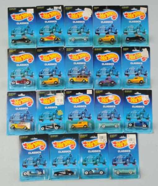 Appraisal: Lot of Mattel Hot Wheels Classics Vehicles Description Includes Ford