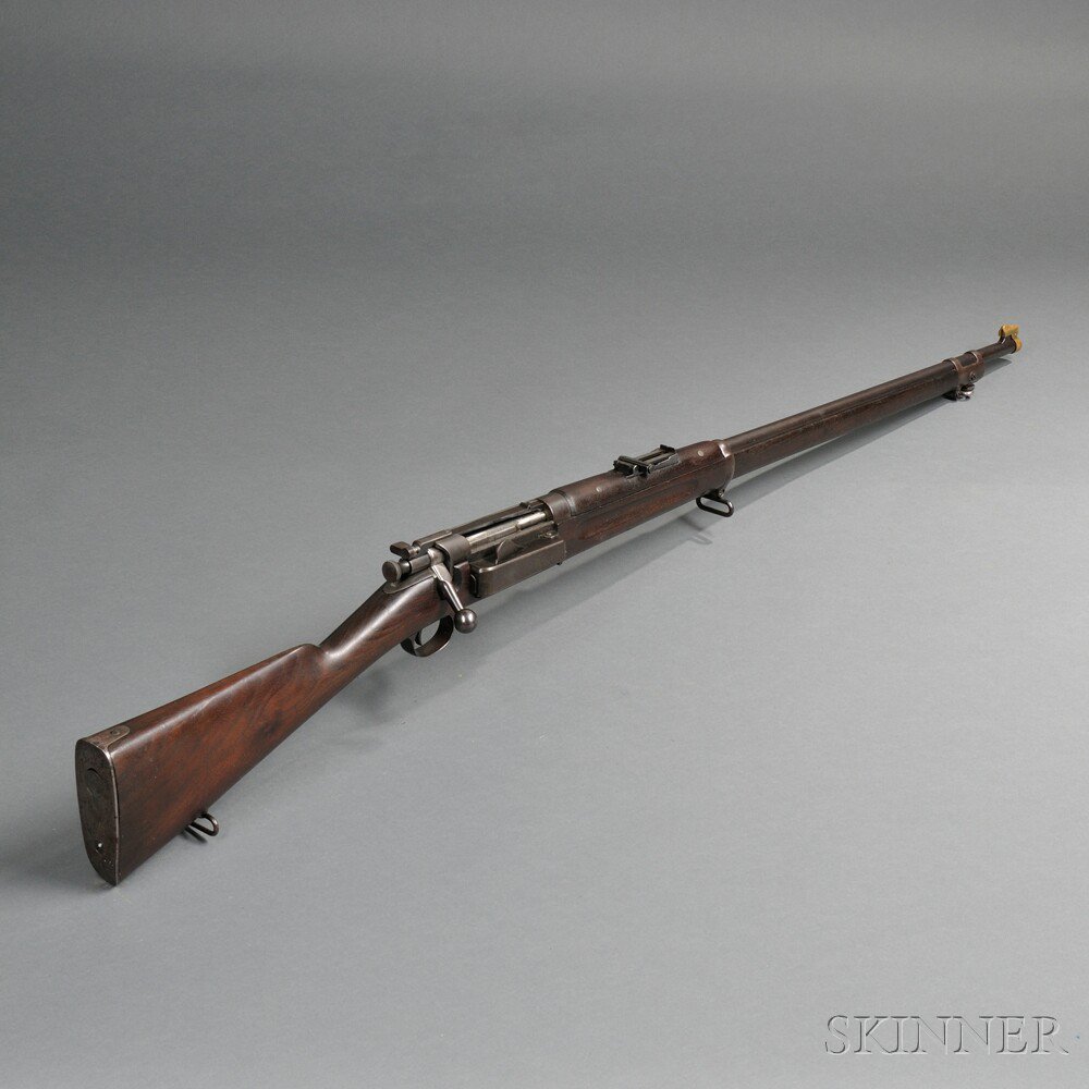 Appraisal: Model Krag Bolt Action Rifle c serial number walnut stock