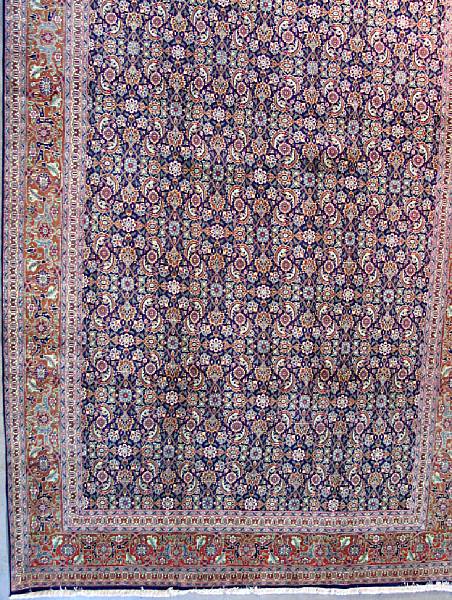 Appraisal: A Tabriz rug size approximately ft in x ft in