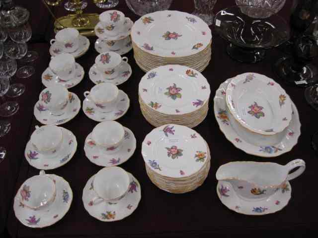 Appraisal: pc Spode-Copeland China Service mostly for fine floral sprays Y-