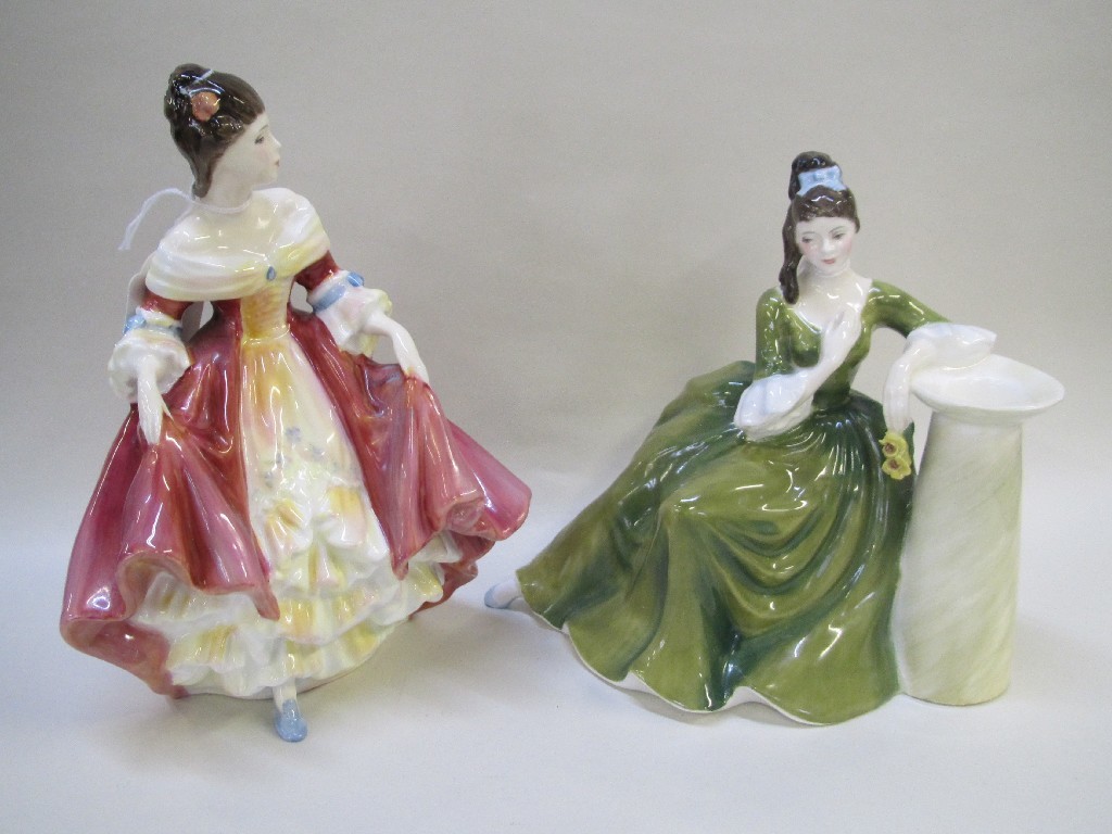 Appraisal: Three Doulton figures Southern Belle HN Secret Thoughts HN and