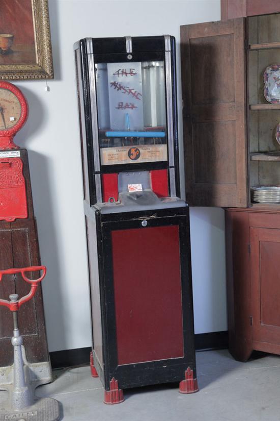 Appraisal: COIN OPERATED MACHINE ''The Mystic Ray'' palm reader Floor model