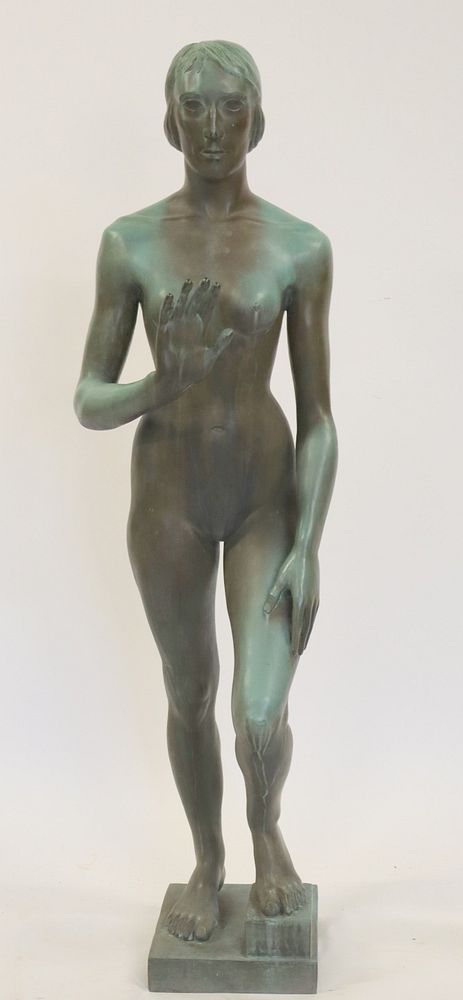 Appraisal: Paul Fiene N Y German - Signed Life Size Bronze