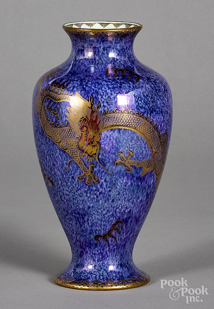 Appraisal: Wedgwood fairyland lustre dragon vase Wedgwood fairyland lustre dragon vase